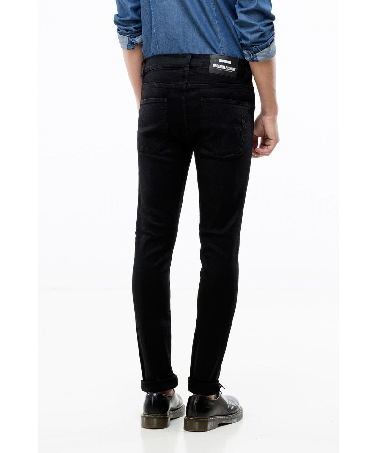 닥터데님(DR.DENIM) 스냅 블랙 코트