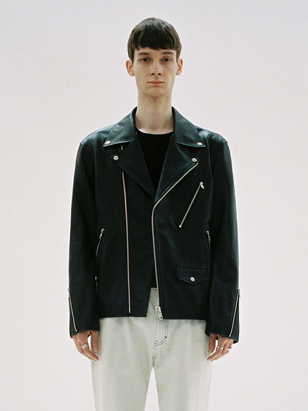MUSINSA公式 | VIVASTUDIO CLASSIC RIDERS JACKET [BLACK]