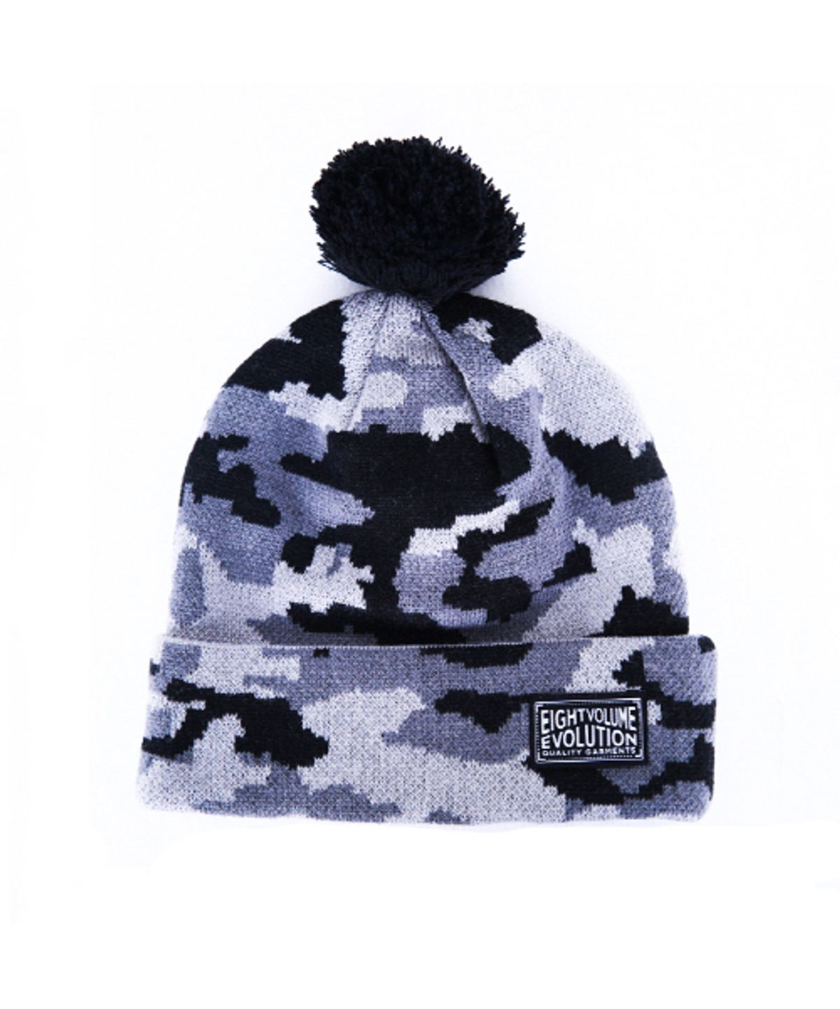에잇볼륨(EIGHTVOLUME) EV Gray Camo Beanie