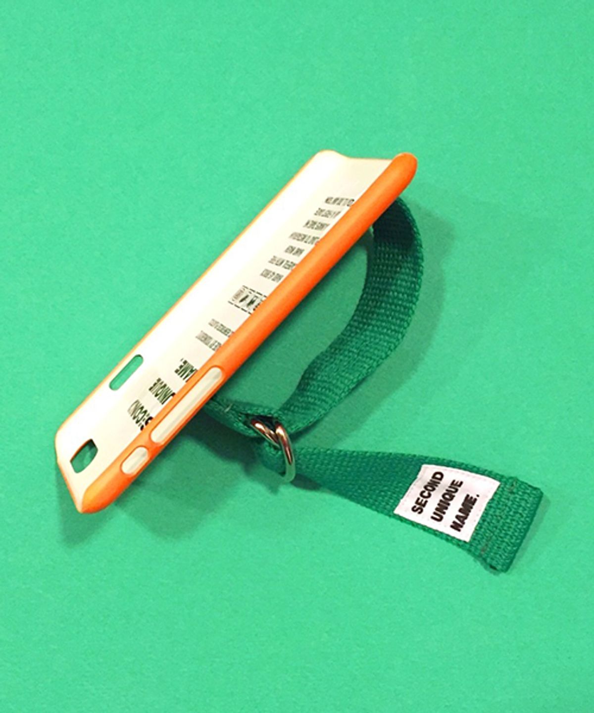 세컨드유니크네임(SECOND UNIQUE NAME) SUN CASE ORANGE GREEN (NONE)