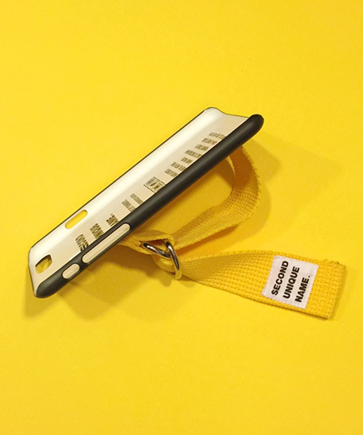 세컨드유니크네임(SECOND UNIQUE NAME) SUN CASE BLACK YELLOW (ILLUST)