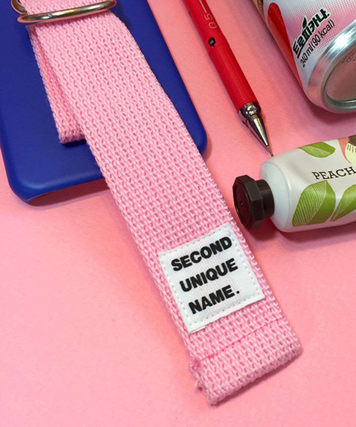 세컨드유니크네임(SECOND UNIQUE NAME) SUN CASE BLUE PINK (WORD)