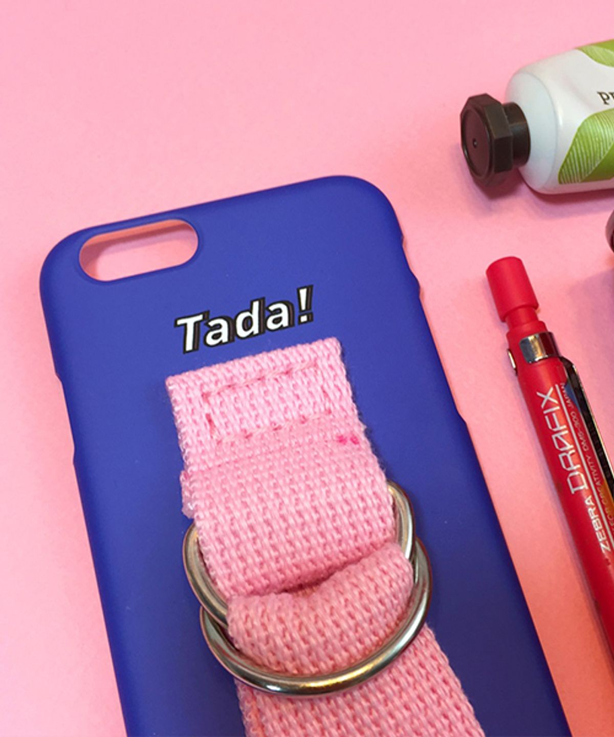 세컨드유니크네임(SECOND UNIQUE NAME) SUN CASE BLUE PINK (WORD)