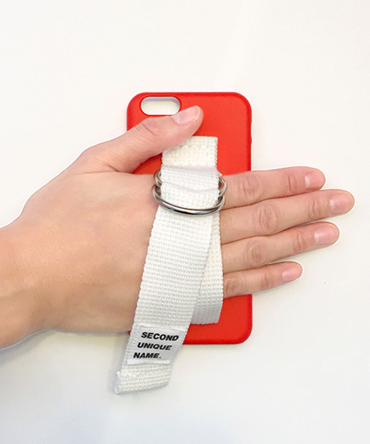 세컨드유니크네임(SECOND UNIQUE NAME) SUN CASE RED WHITE (WORD)