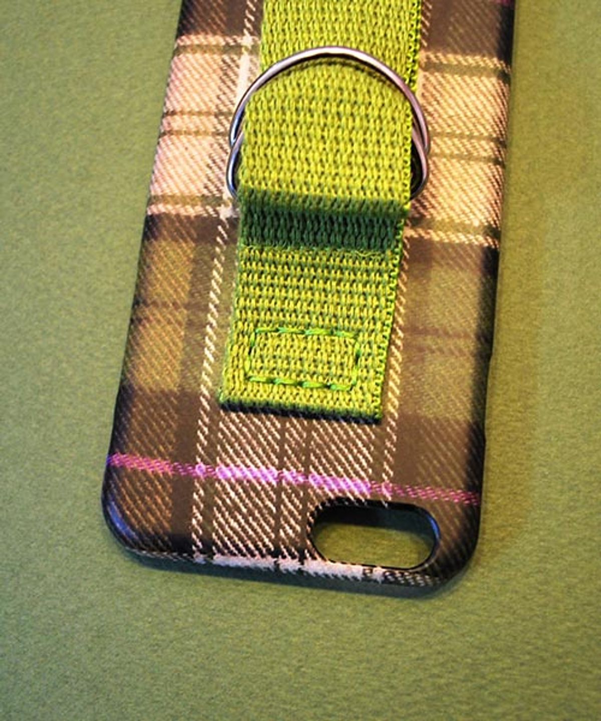 세컨드유니크네임(SECOND UNIQUE NAME) SUN CASE FLANNEL OLIVE