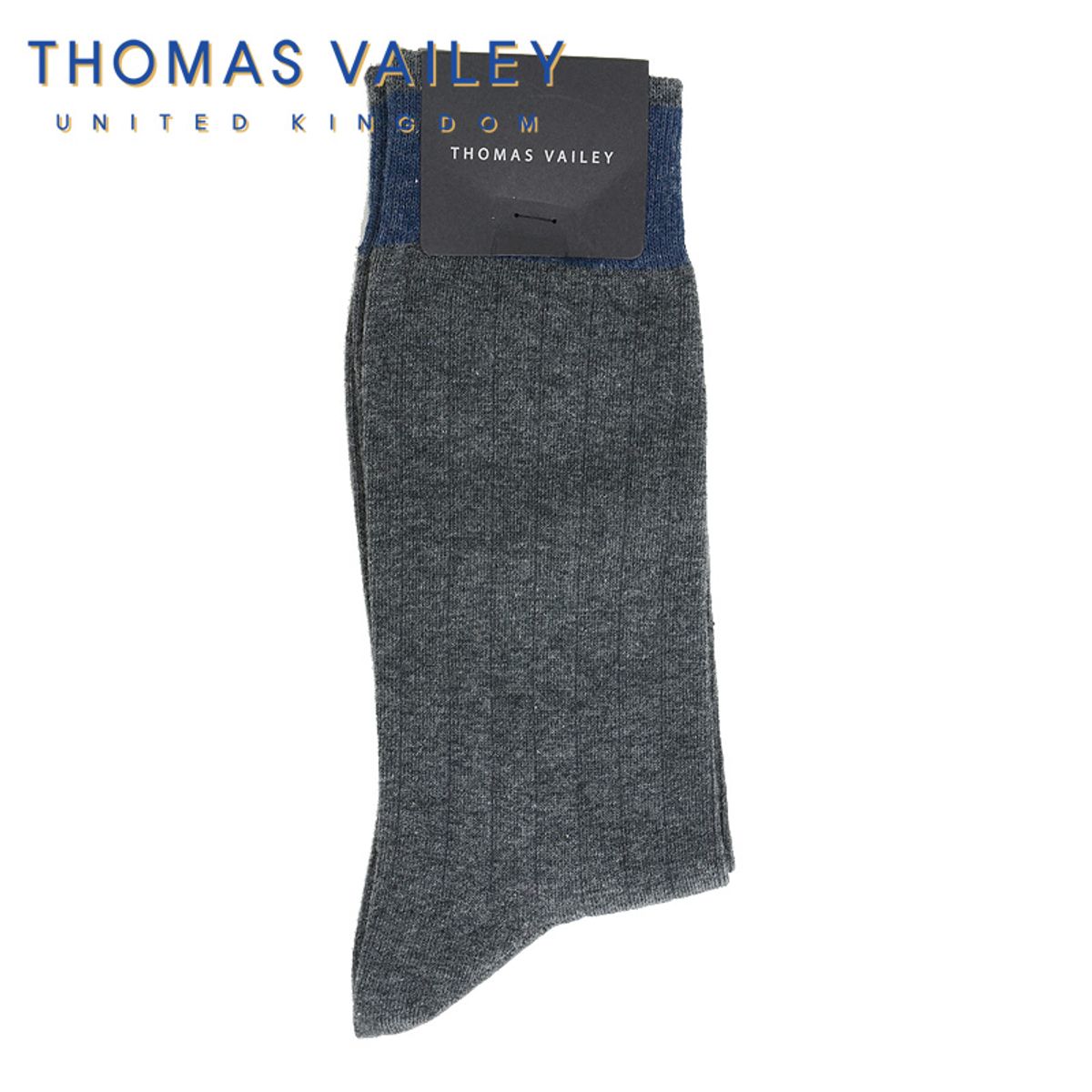 토마스 베일리(THOMAS VAILEY) [THOMAS VAILEY] 토마스베일리 신사양말 - 솔리드 그레이