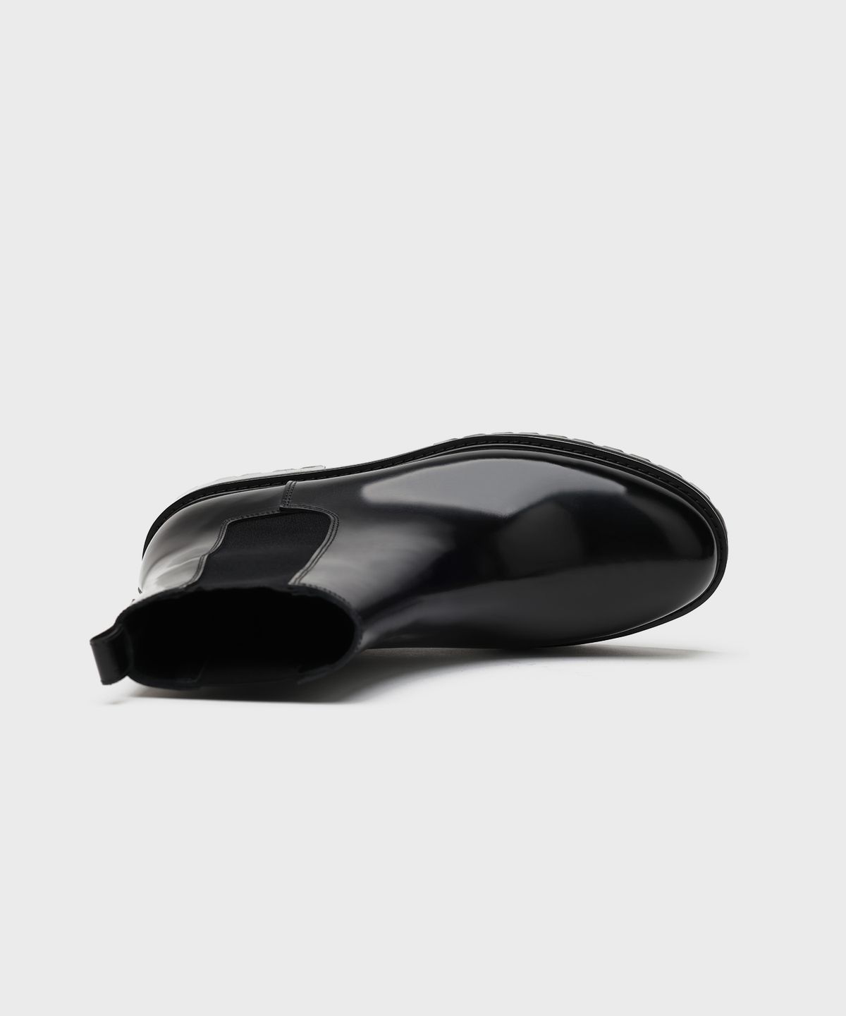 피렌체 아뜨리에(FIRENZE ATELIER) [비브람] 라운드토 베이직 첼시부츠 9703 [BOX BLACK]