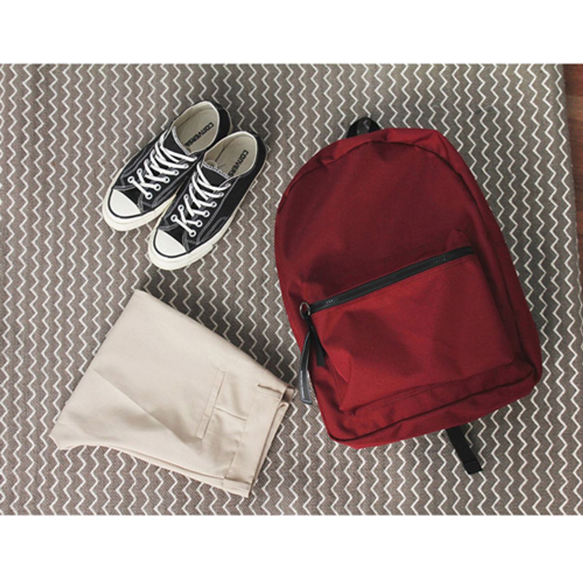 피스메이커(PIECE MAKER) [착한가방] ALICE CORDURA DAY PACK (WINE)