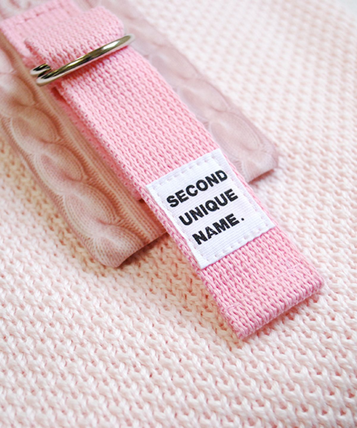 세컨드유니크네임(SECOND UNIQUE NAME) SUN CASE SWEATER PINK