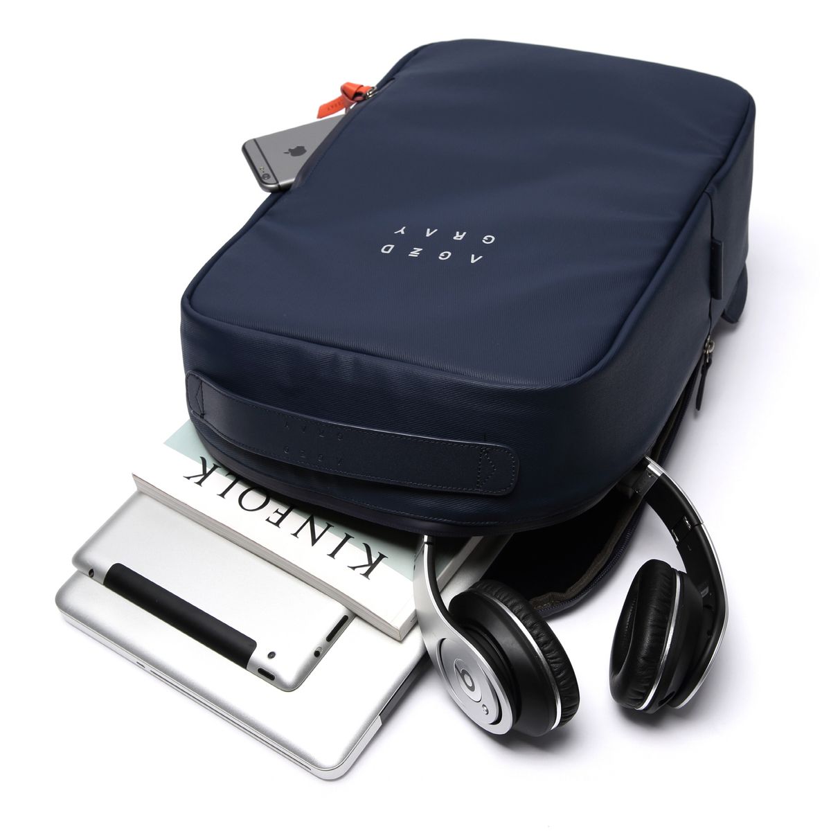 에이지 그레이(AGED GRAY) AA04FNY (Navy) 백팩 데이백팩 backpack