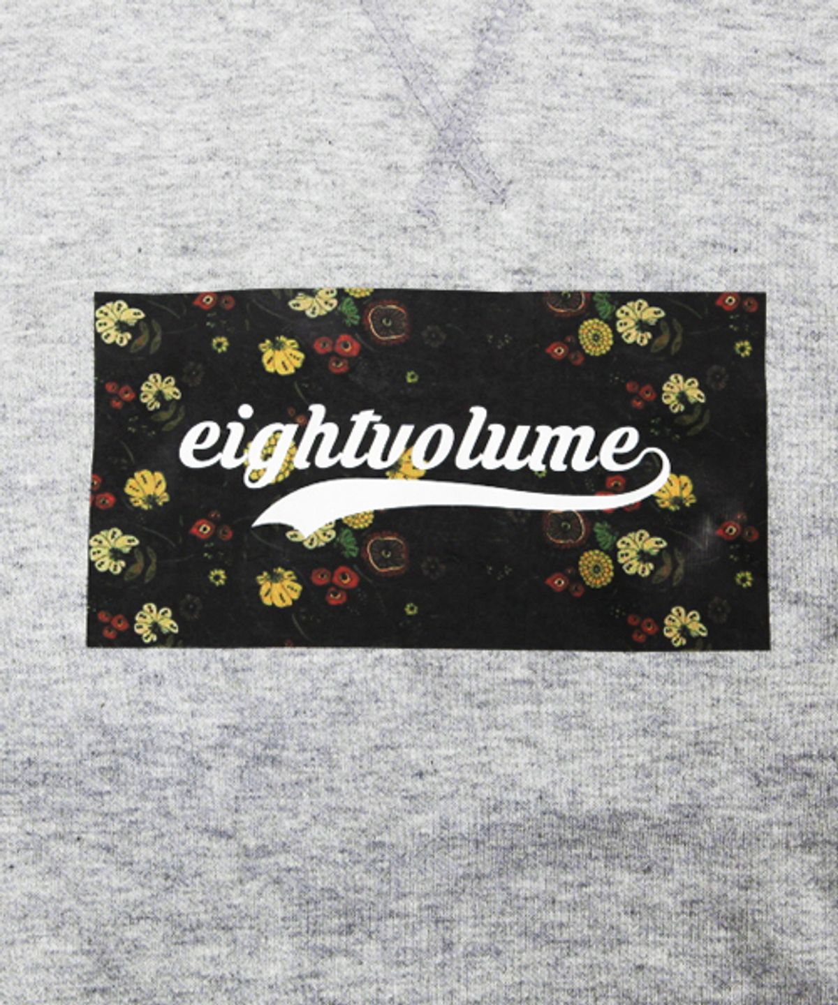 에잇볼륨(EIGHTVOLUME) EV S.Flower Logo Crewneck (Gray)