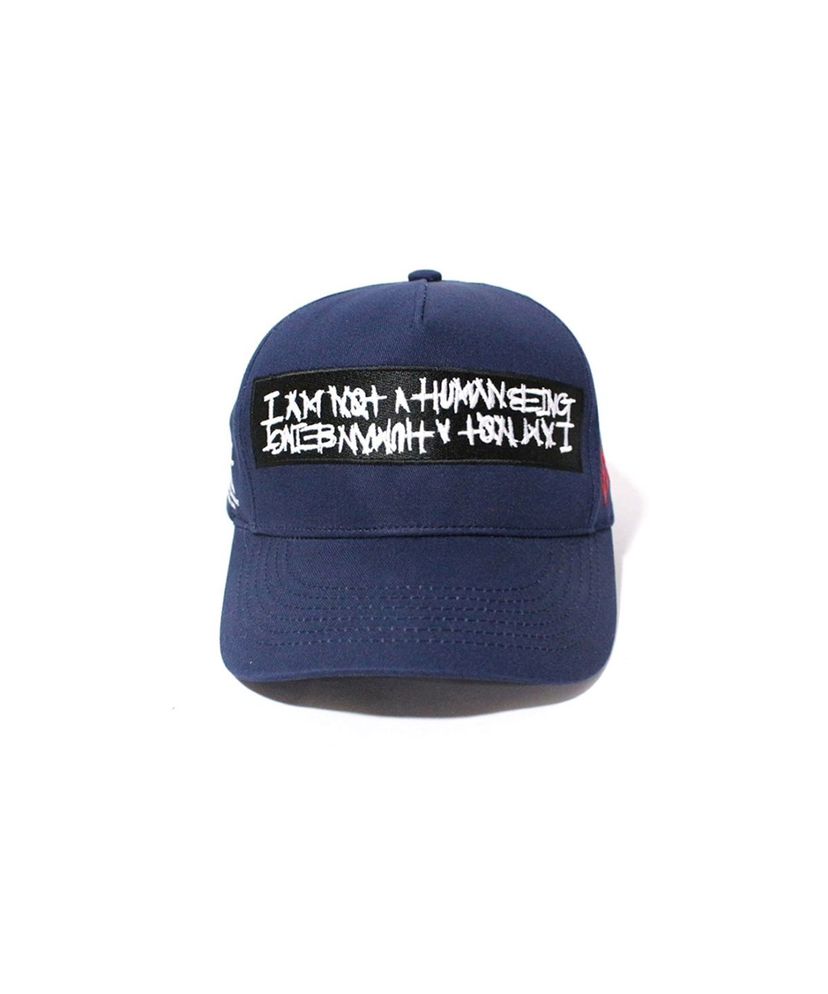 아임낫어휴먼비잉(I AM NOT A HUMAN BEING) Basic Logo 2 Cap - Navy