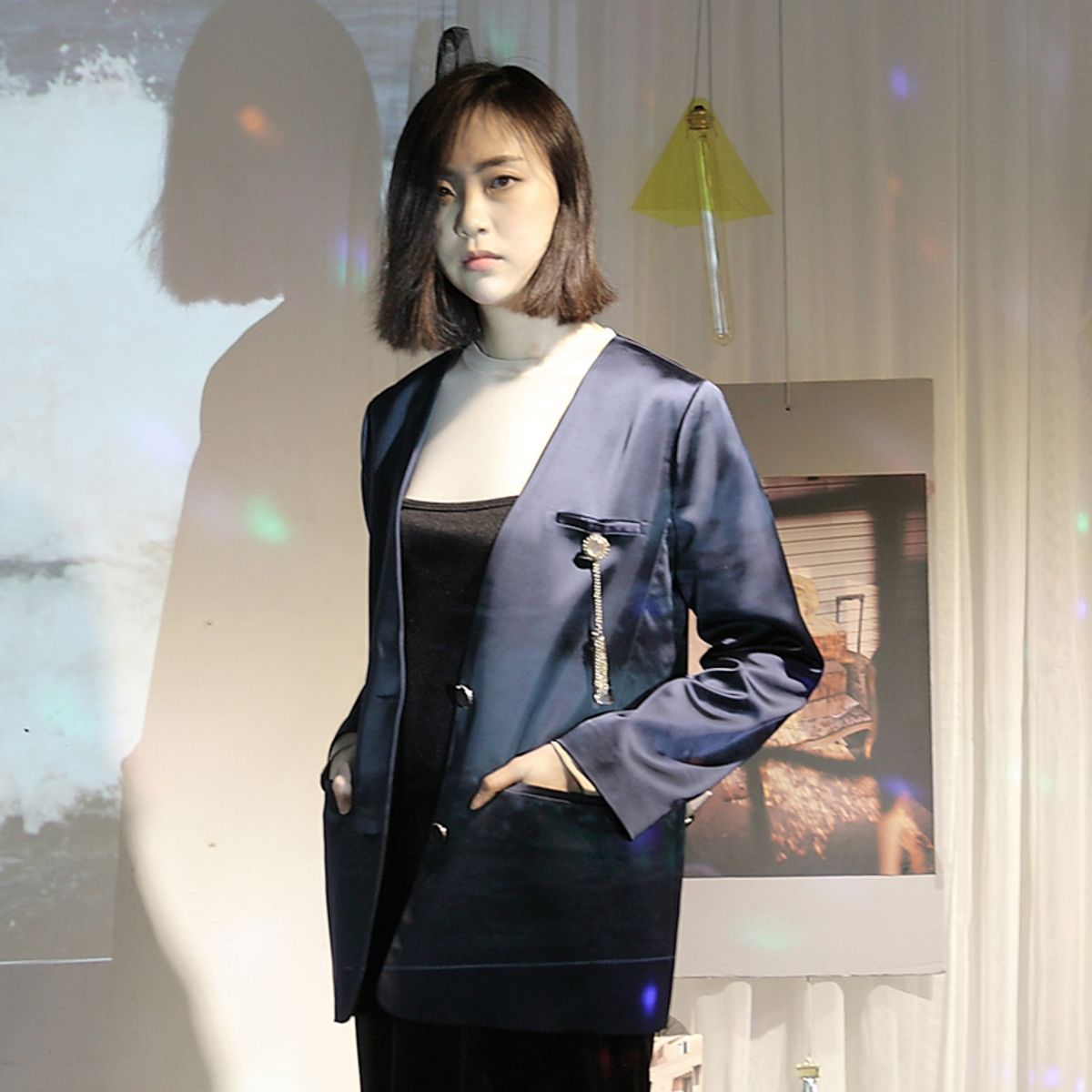 카무플라주 랩(CAMOUFLAGE LAB) NO COLLAR JACKET_ny