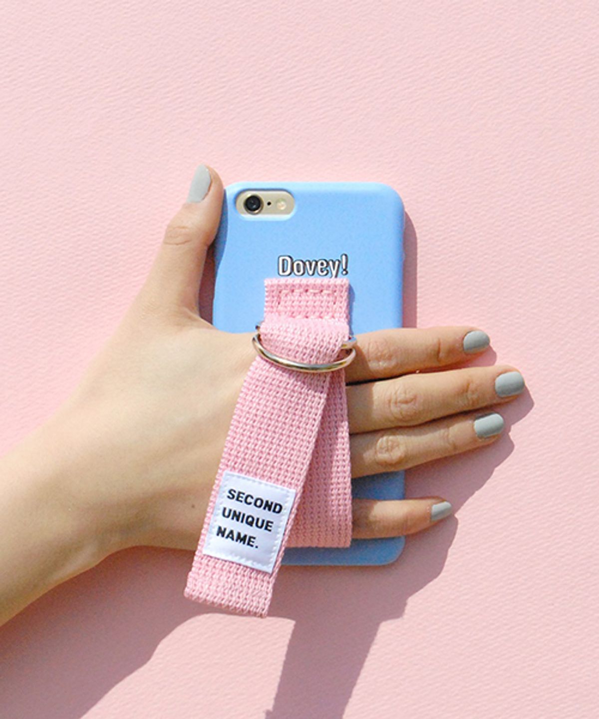 세컨드유니크네임(SECOND UNIQUE NAME) SUN CASE LIGHT BLUE LIGHT PINK (WORD)
