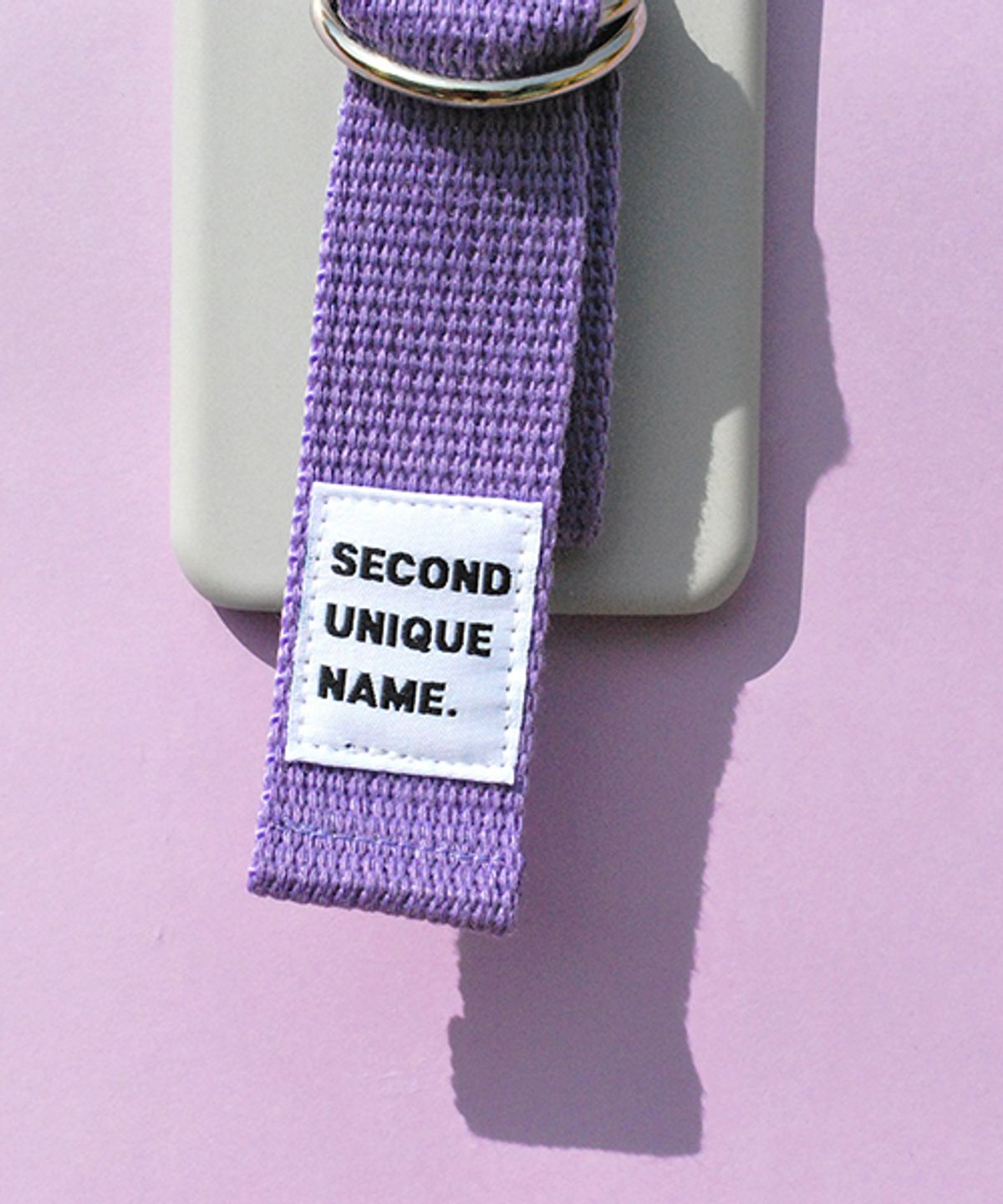 세컨드유니크네임(SECOND UNIQUE NAME) SUN CASE LIGHT GRAY LIGHT PURPLE (ILLUST)