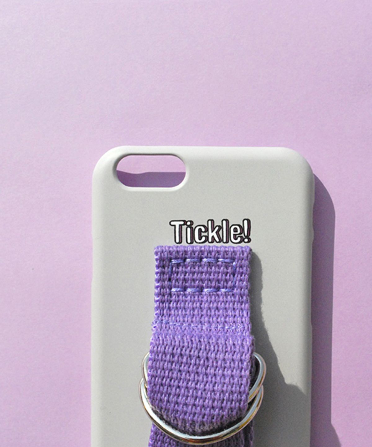 세컨드유니크네임(SECOND UNIQUE NAME) SUN CASE LIGHT GRAY LIGHT PURPLE (WORD)