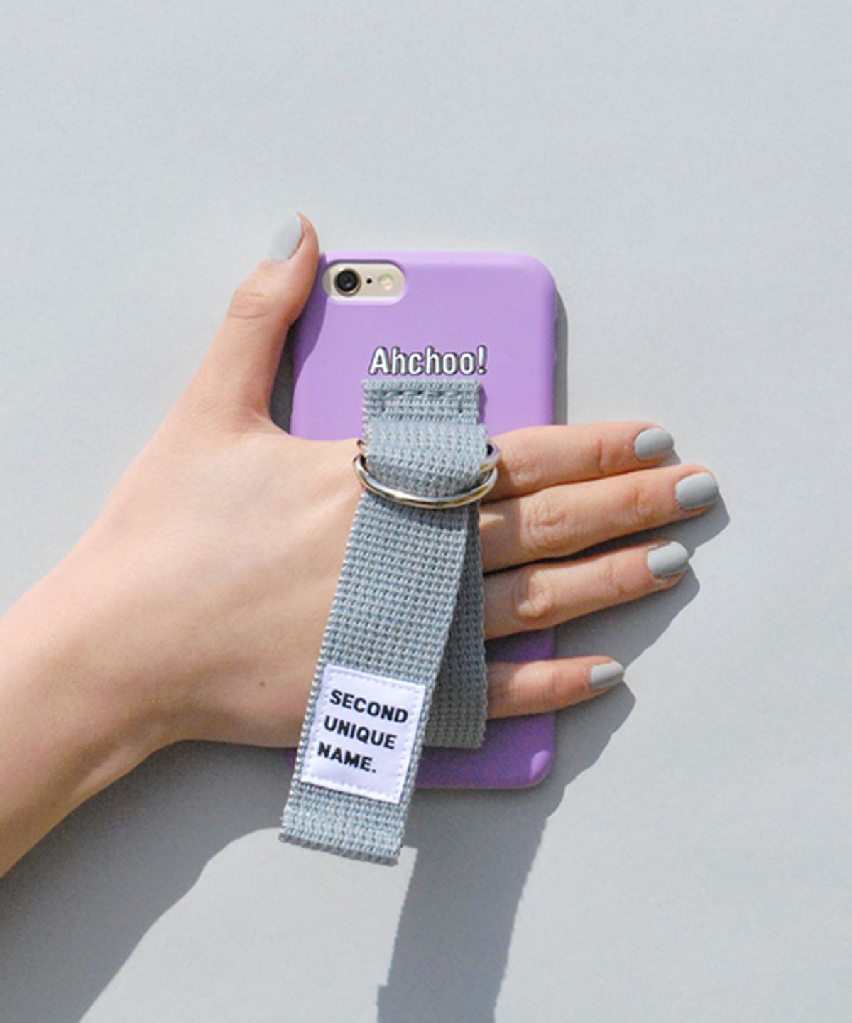 세컨드유니크네임(SECOND UNIQUE NAME) SUN CASE LIGHT PURPLE LIGHT GRAY (WORD)