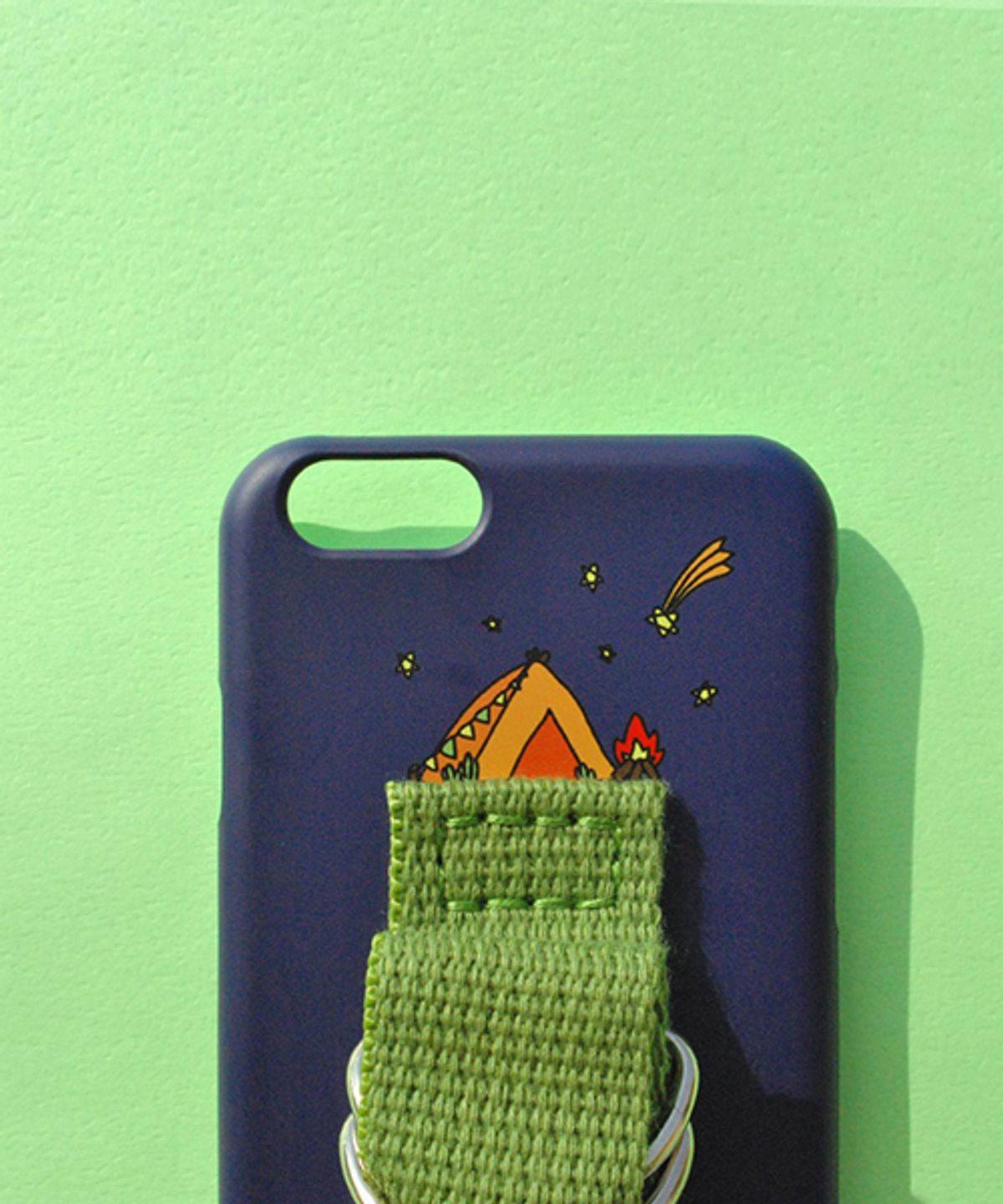 세컨드유니크네임(SECOND UNIQUE NAME) SUN CASE NAVY OLIVE (ILLUST)