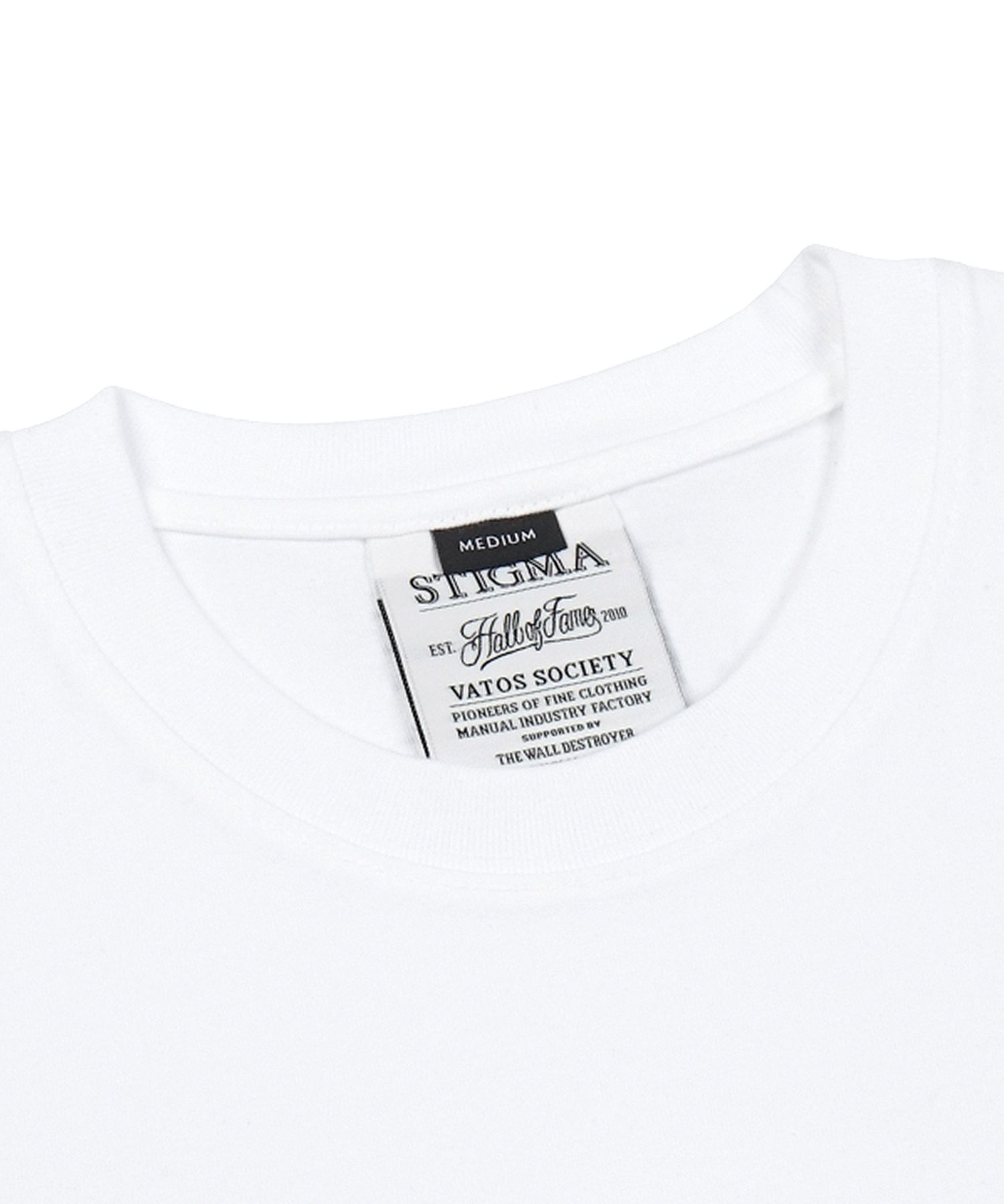 MUSINSA | STIGMA COMPTON BEAR T-SHIRTS WHITE