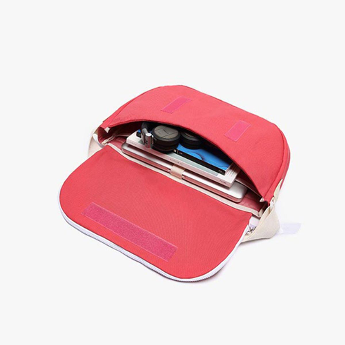 피스메이커(PIECE MAKER) ALICE CANVAS MESSENGER BAG (PINK)