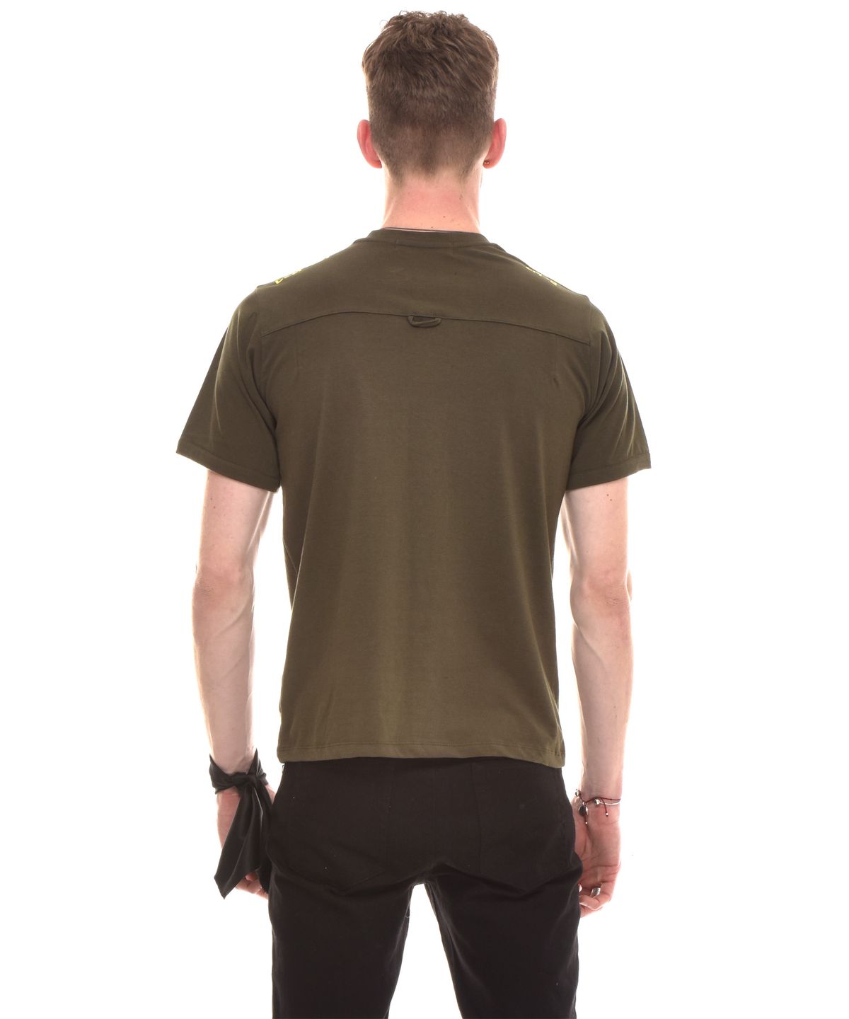 씨오엠이(COME) 1969-PRINT COTTON-JERSEY T-SHIRT (KHAKI)