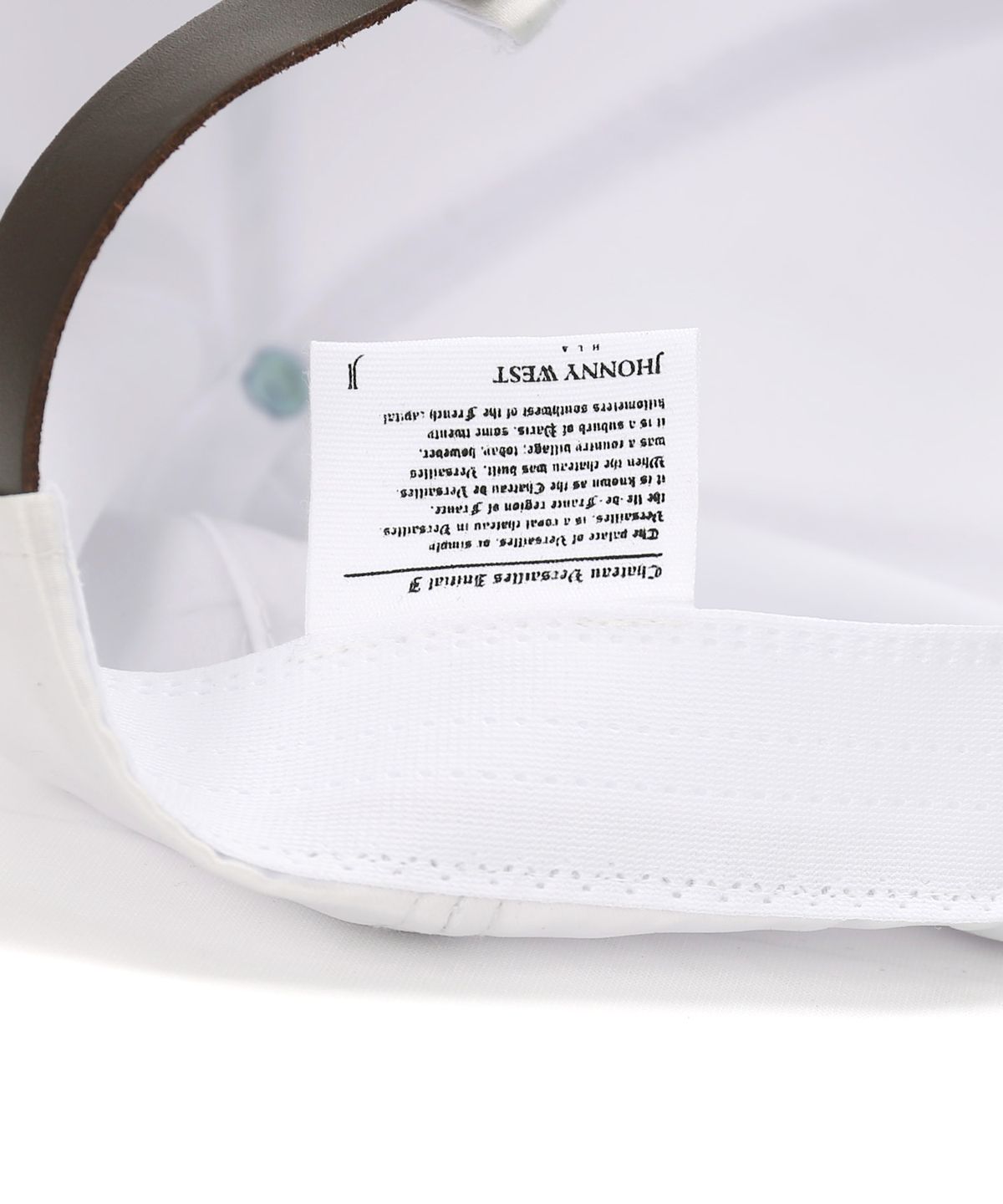 쟈니웨스트(JHONNY WEST) Incredible U.Satin Cap (Shine White)