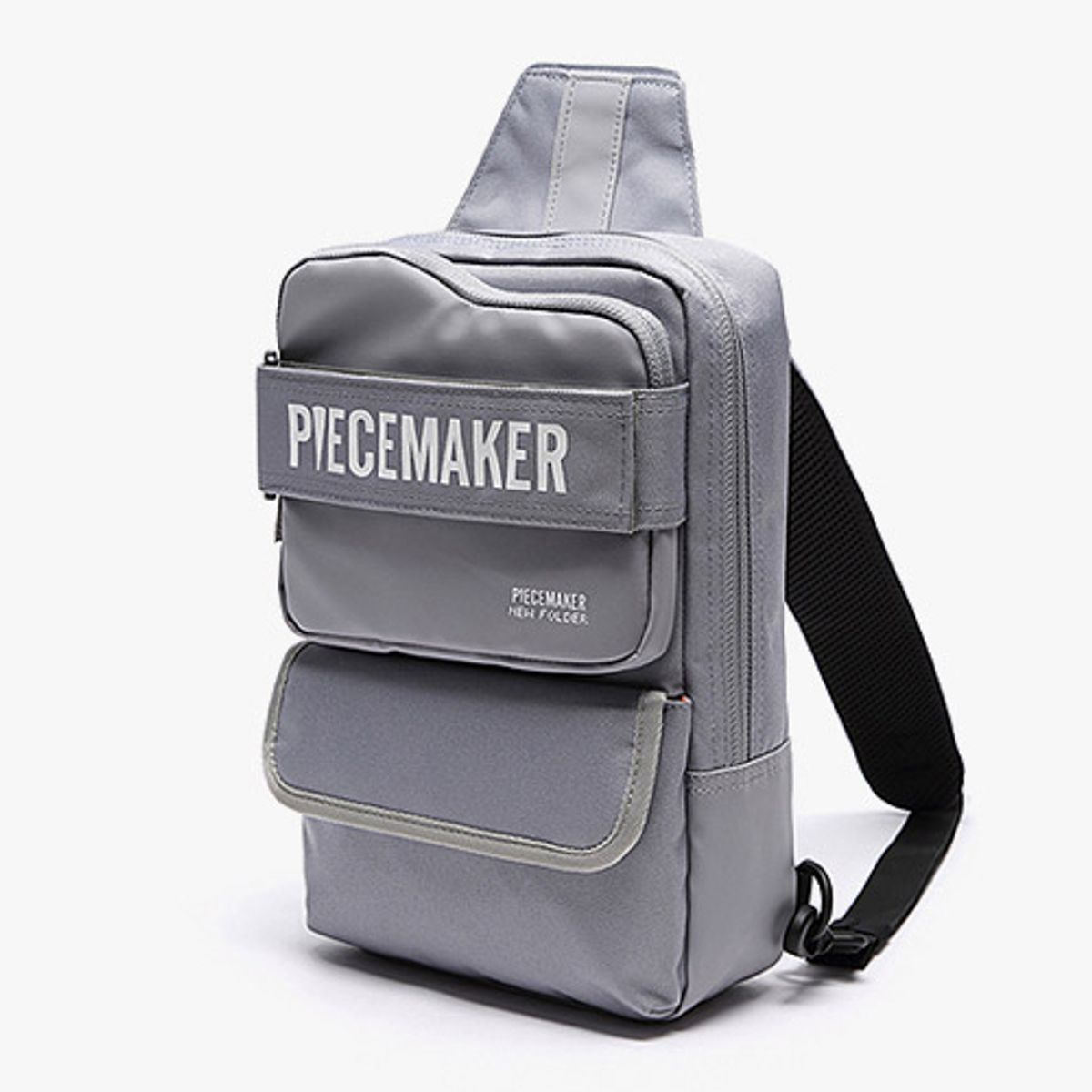 피스메이커(PIECE MAKER) NEW FOLDER SLING BAG (L.GREY)