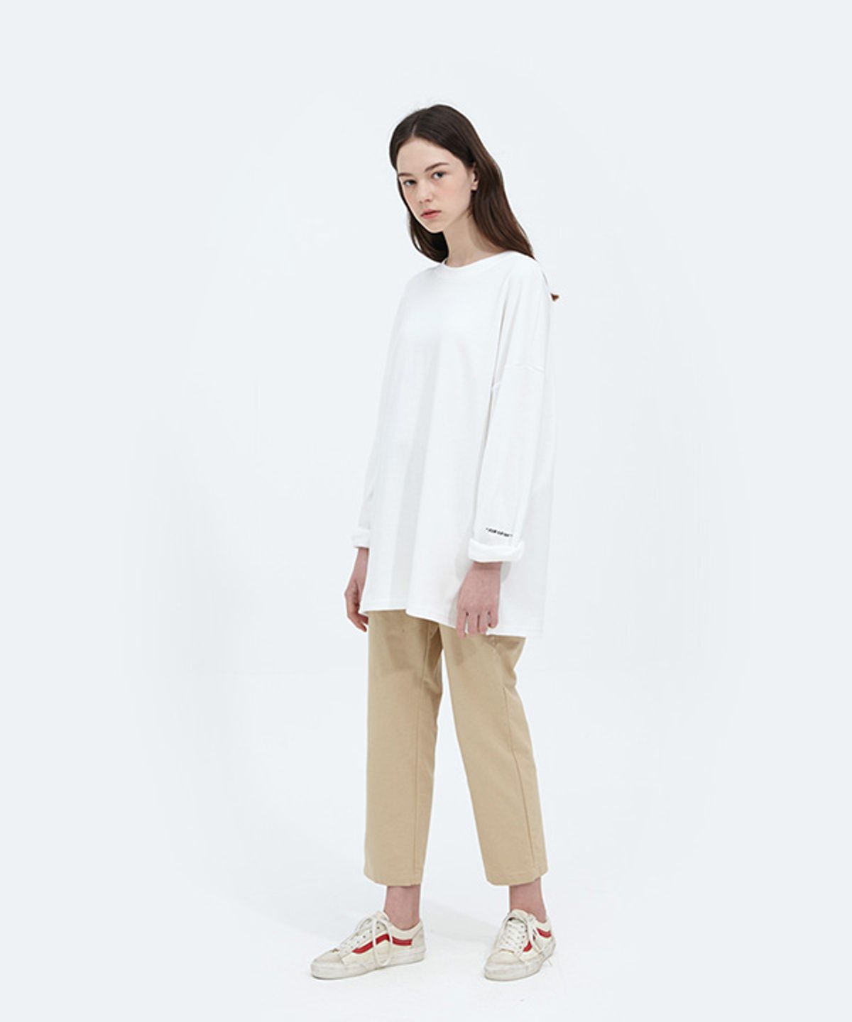 어커버(ACOVER) 린넨 라이크 9부 밴딩 팬츠 4color