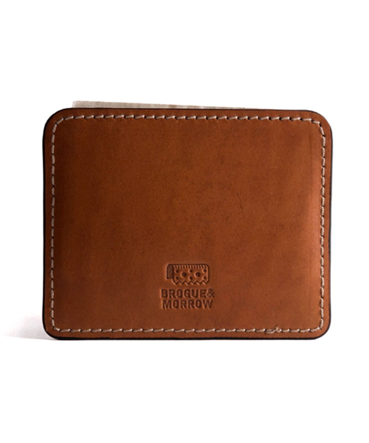 브로그앤머로우(BROGUE AND MORROW) Brogue Card Case (Tan)