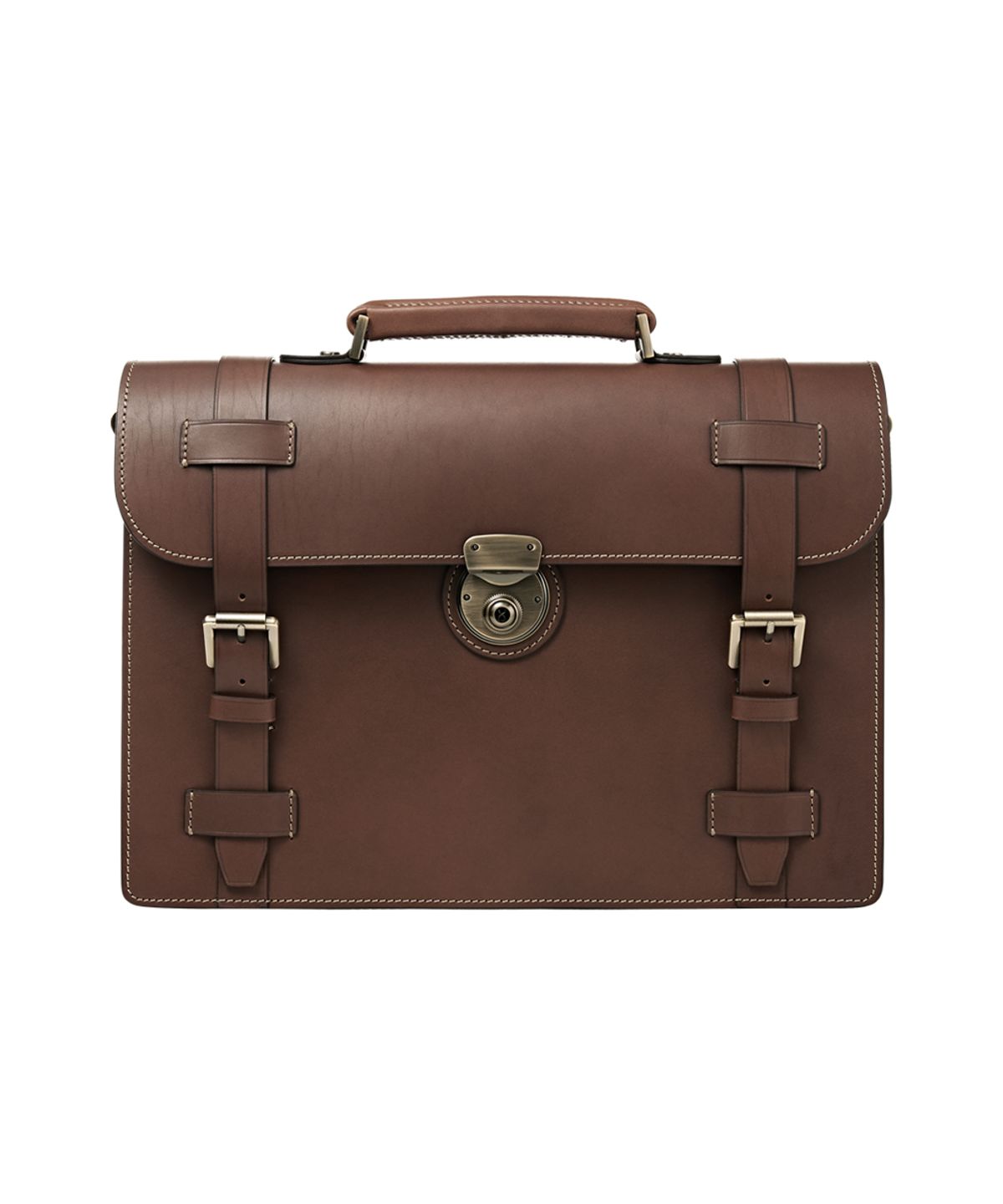 브로그앤머로우(BROGUE AND MORROW) ALX Bag (L/Chocolate)