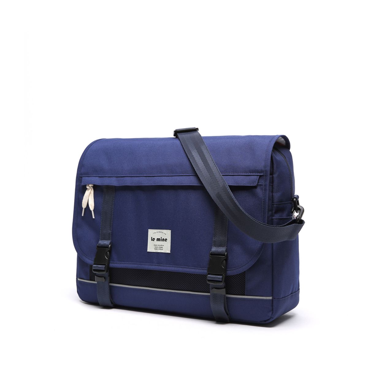 르마인(LEMINE) LE09FNY (Navy) MAIL 메신져백 네이비