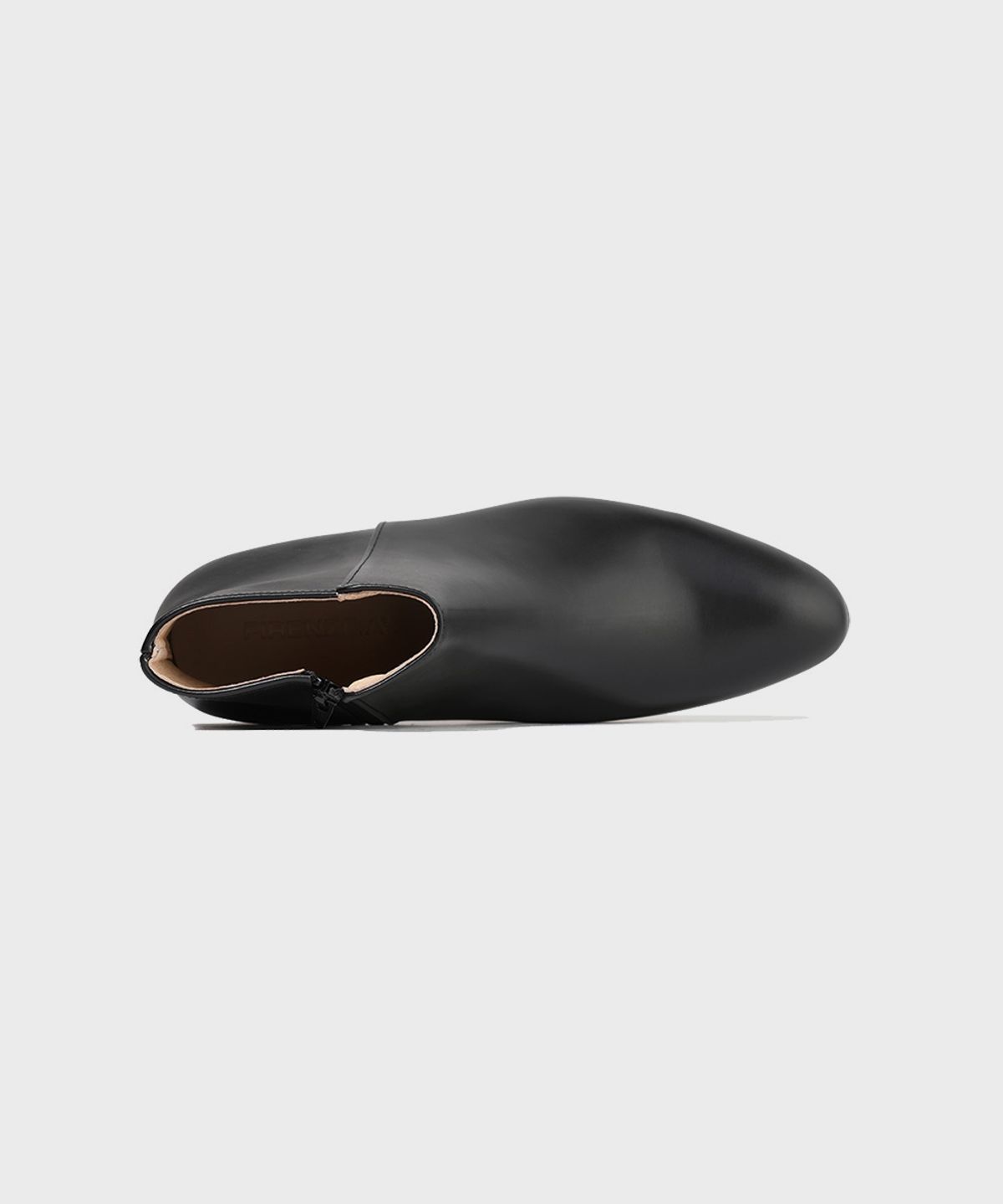 피렌체 아뜨리에(FIRENZE ATELIER) 4.7cm 카스타솔 미니멀 지퍼 앵클부츠 3335 [BLACK FG]