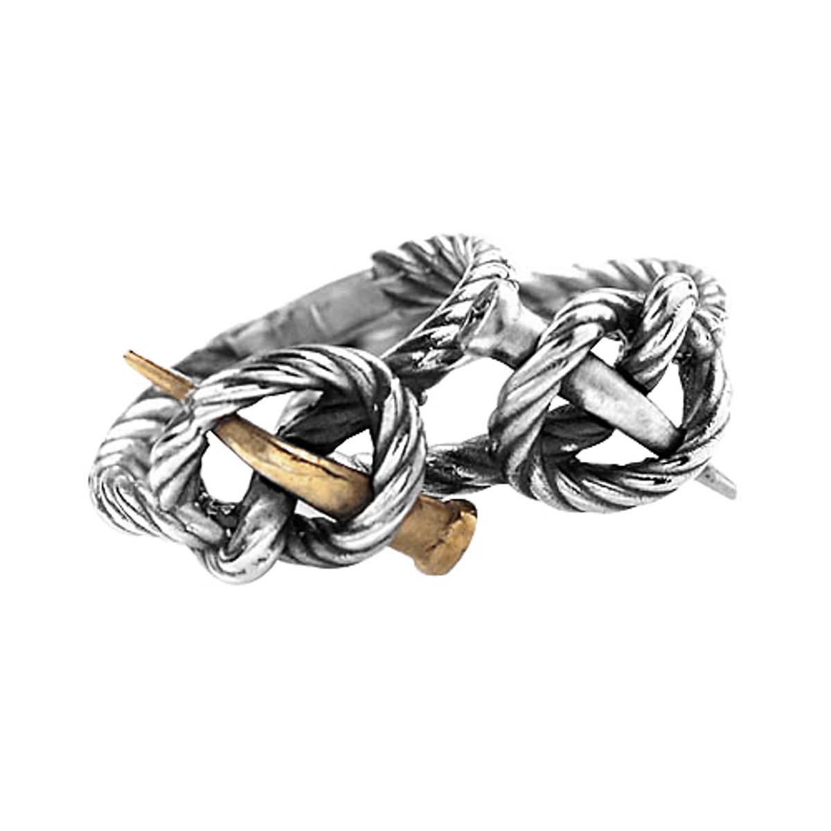 어나니머스아티즌(ANONYMOUS ARTISAN) Rope Callus Ring - Brass