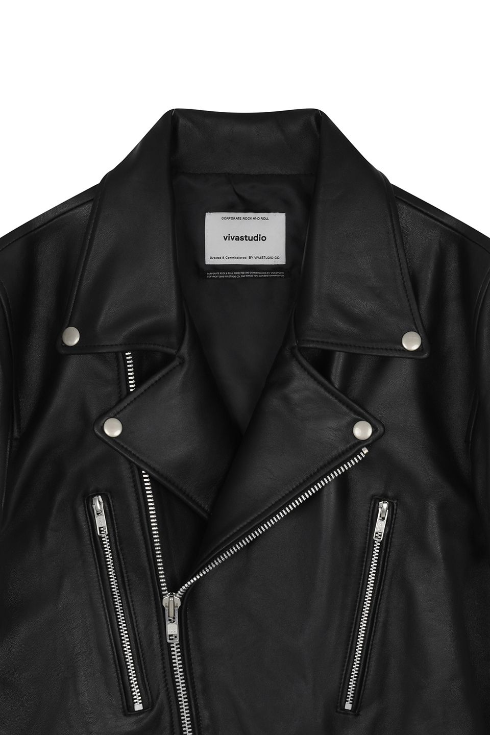 vivastudioブラック ライダースジャケット　S MUSINSA公式 | VIVASTUDIO TERRY RIDERS JACKET [BLACK]