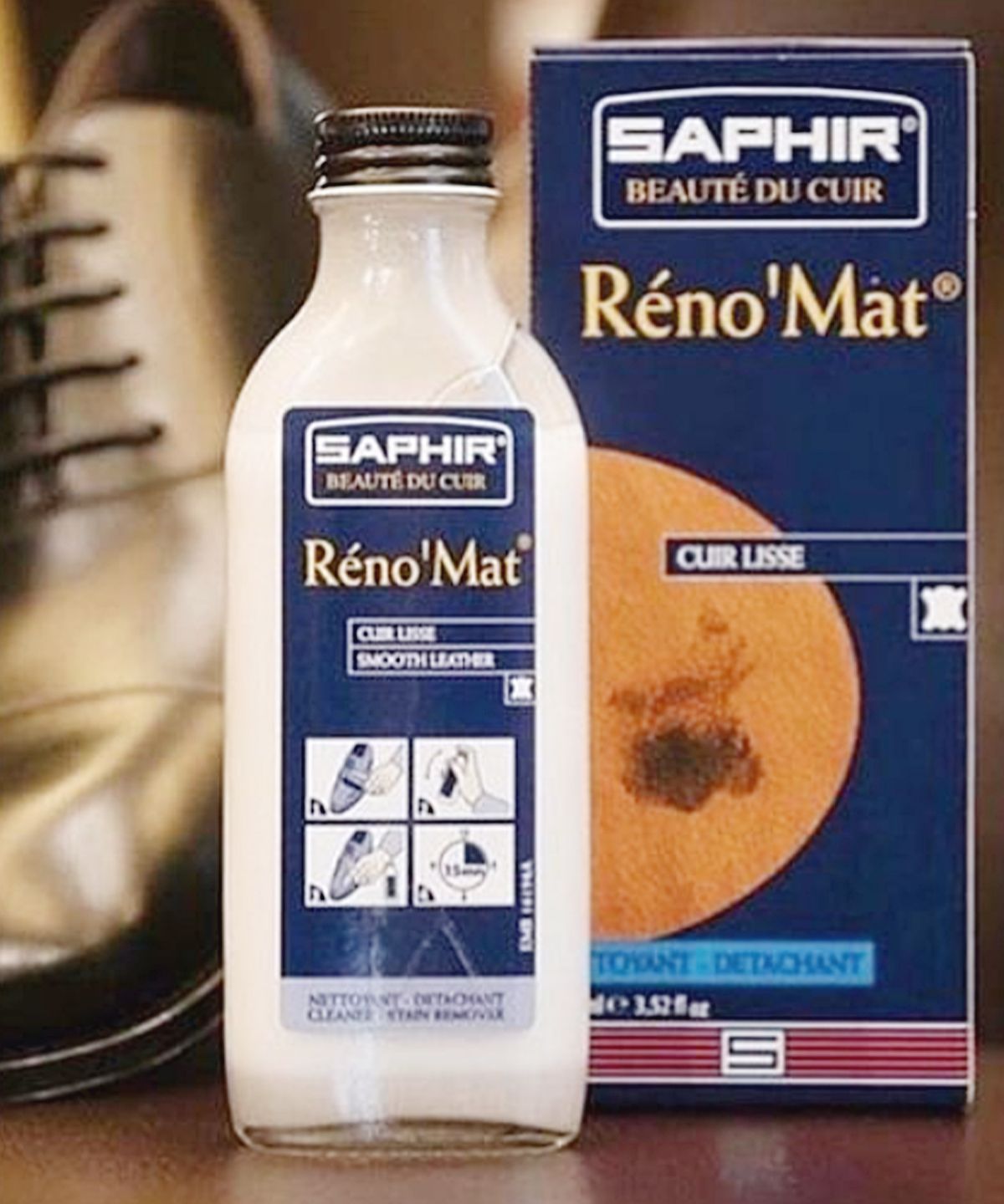 사피르(SAPHIR) 레노맷 스테인 가죽 리무버 100ml