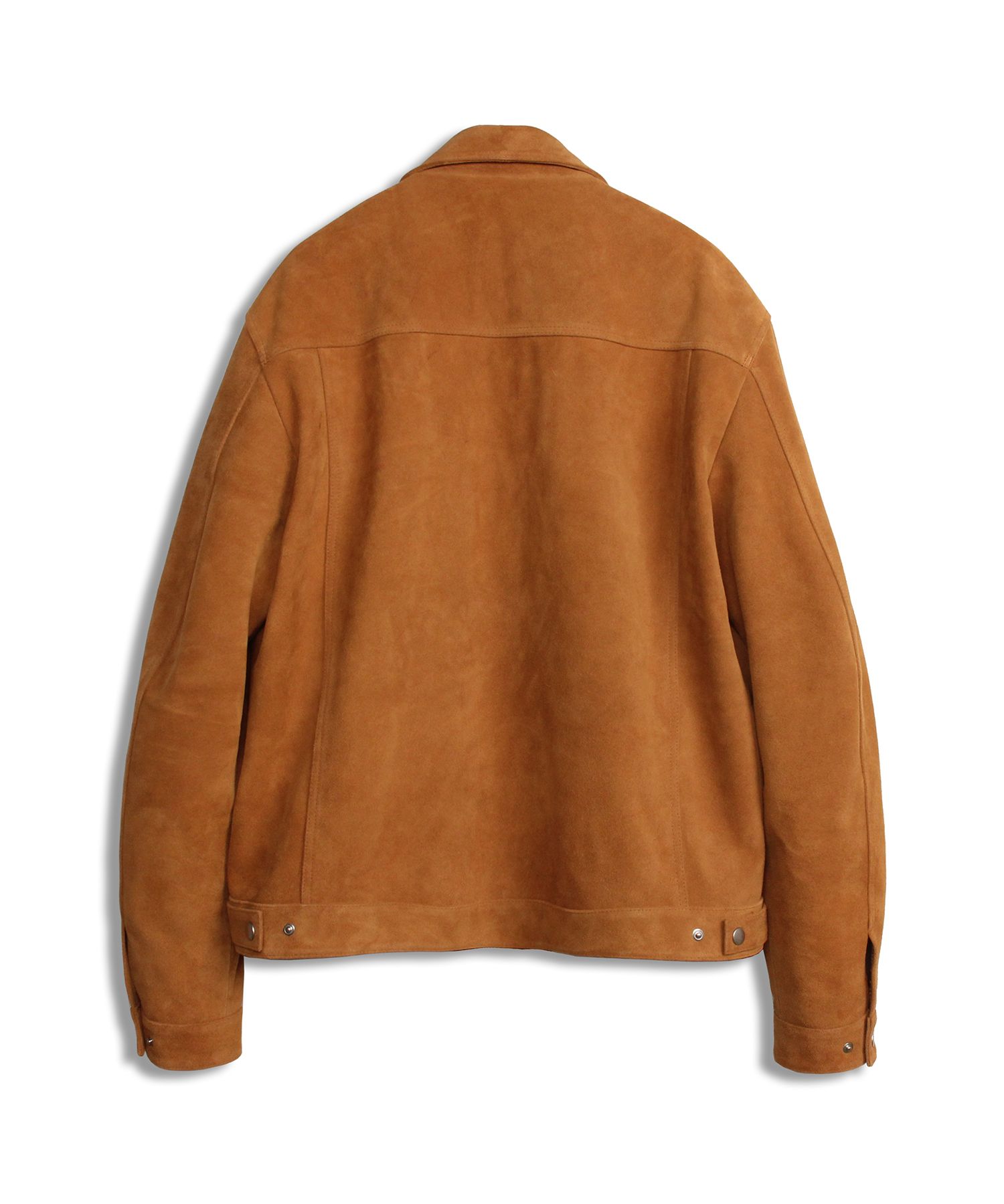 DOFFJASON ■ Regular suede trucker jacket MUSINSA | DOFFJASON Regular suede trucker jacket CAMEL