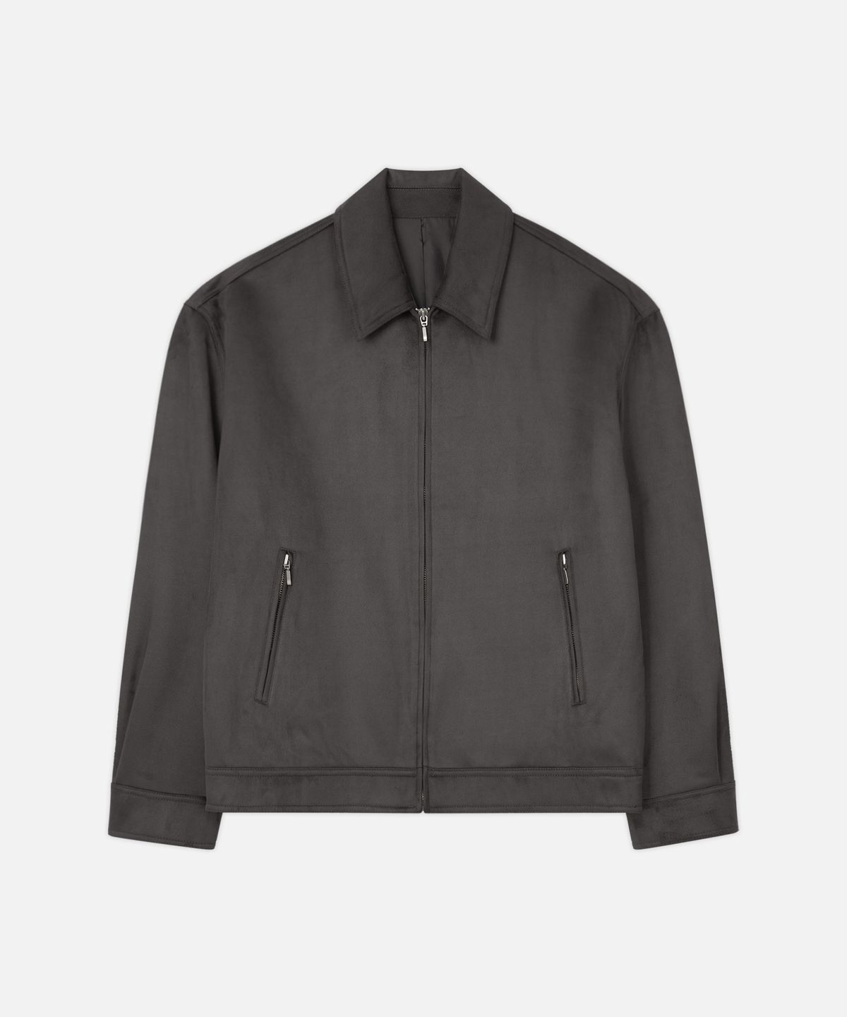 드로우핏(DRAW FIT) 리에디션 스웨이드 자켓 [GREY]