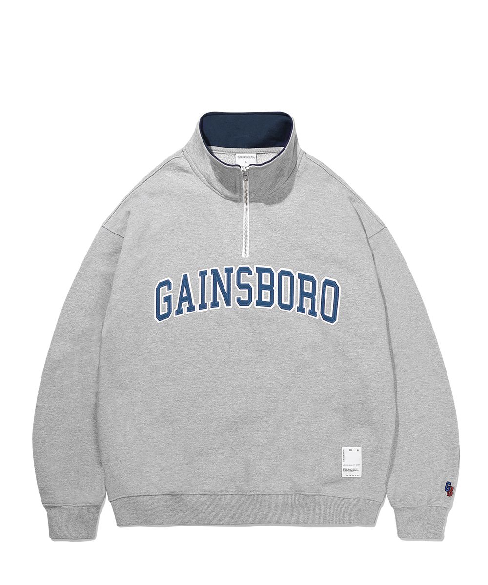 ★SCULPTOR★ Glossy Patterned Anorak Pullover Ice Gray SC23A MUSINSA | GAINSBORO Logo Anorak Pullover Half Zip Up Gray