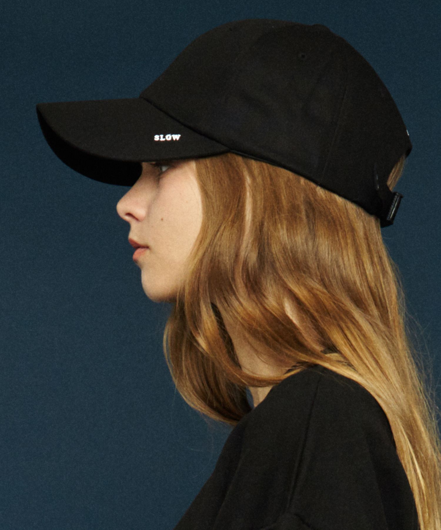 ☆SLOW ACID☆ [UNISEX] X buckle cap (black) MUSINSA | SLOWACID X BUCKLE CAP [BLACK]