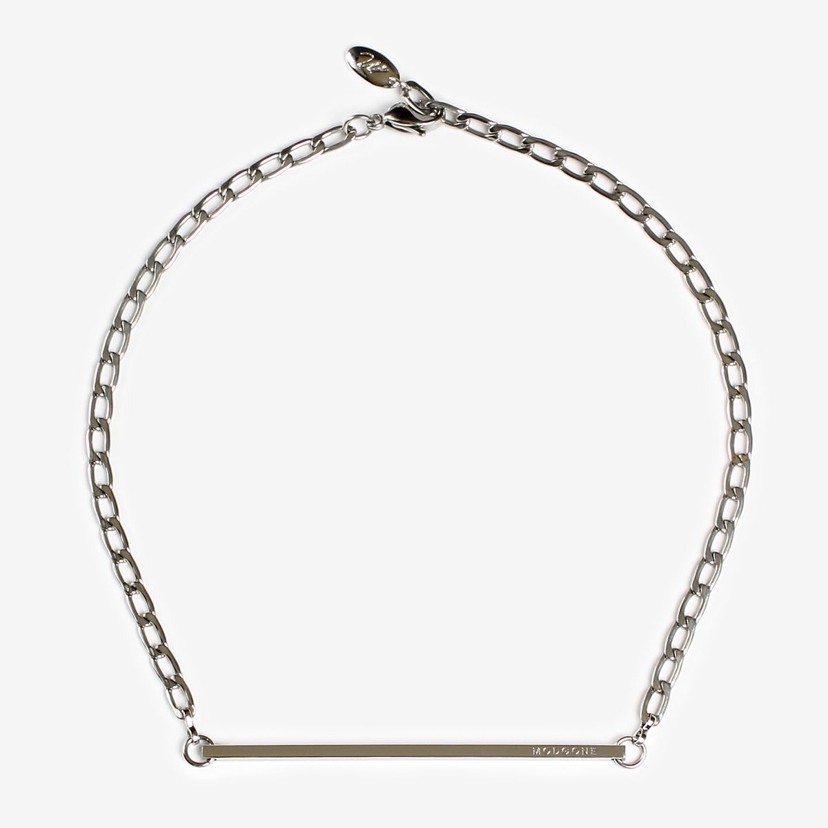 모드곤(MODGONE) [모드곤] Silver Long Bar Necklace