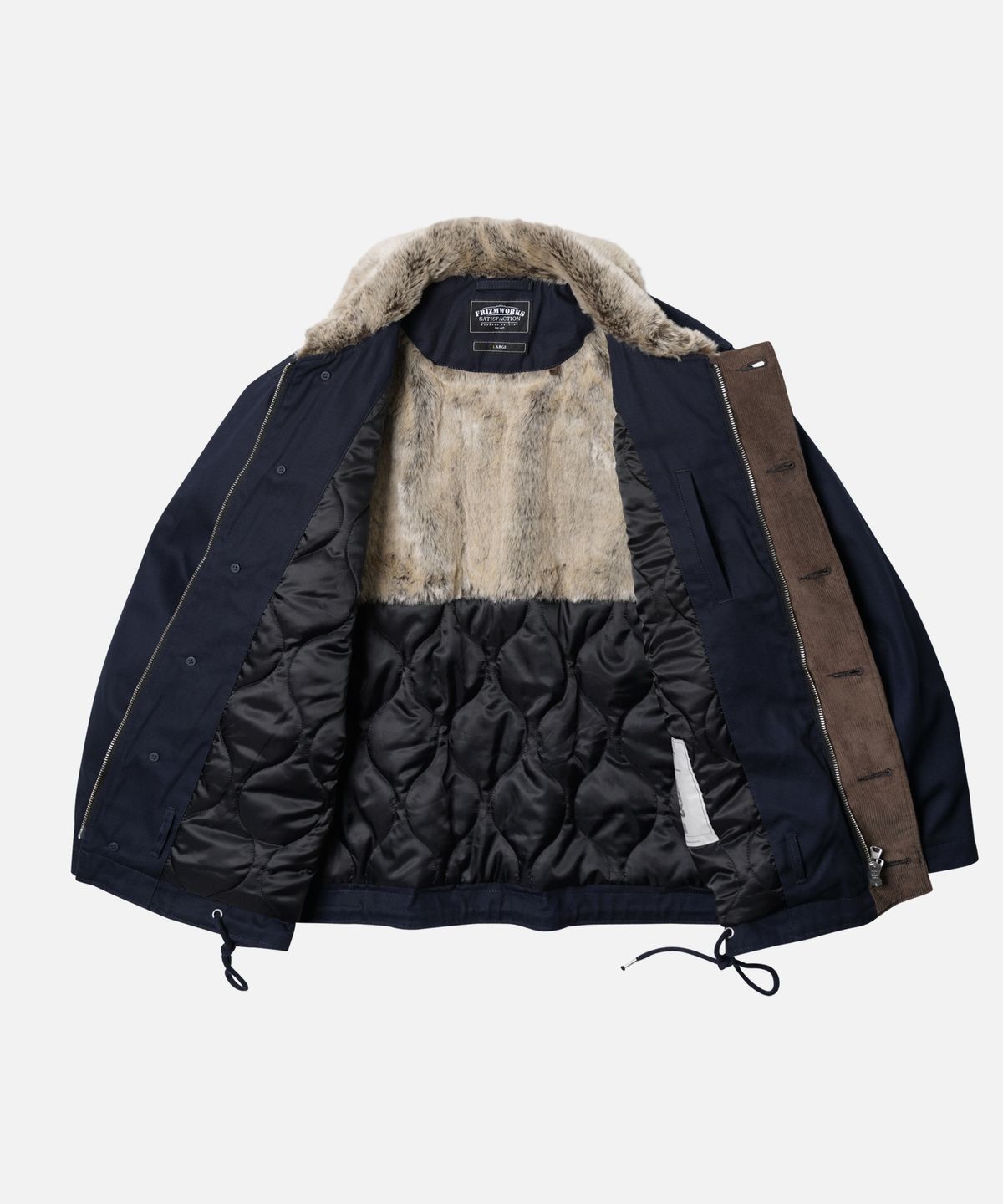 프리즘웍스(FRIZMWORKS) EDGAR N-1 DECK JACKET _ NAVY