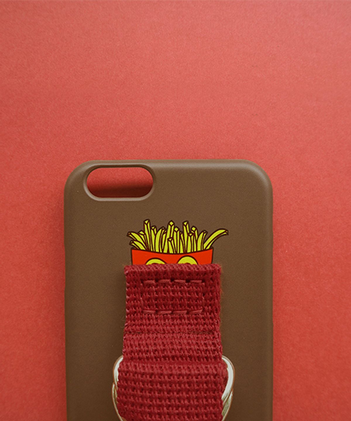 세컨드유니크네임(SECOND UNIQUE NAME) SUN CASE BROWN BURGUNDY (ILLUST)