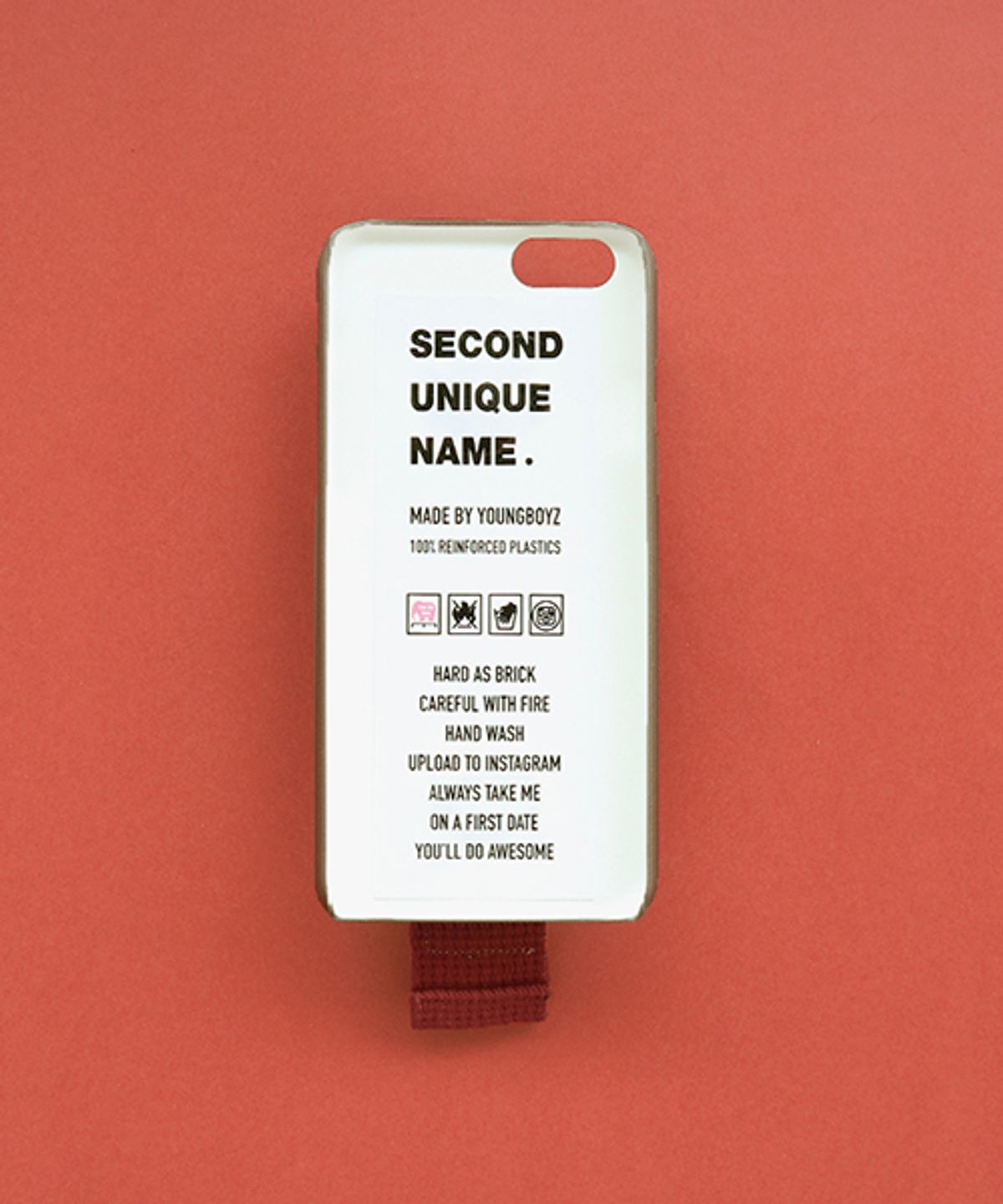 세컨드유니크네임(SECOND UNIQUE NAME) SUN CASE BROWN BURGUNDY (NONE)
