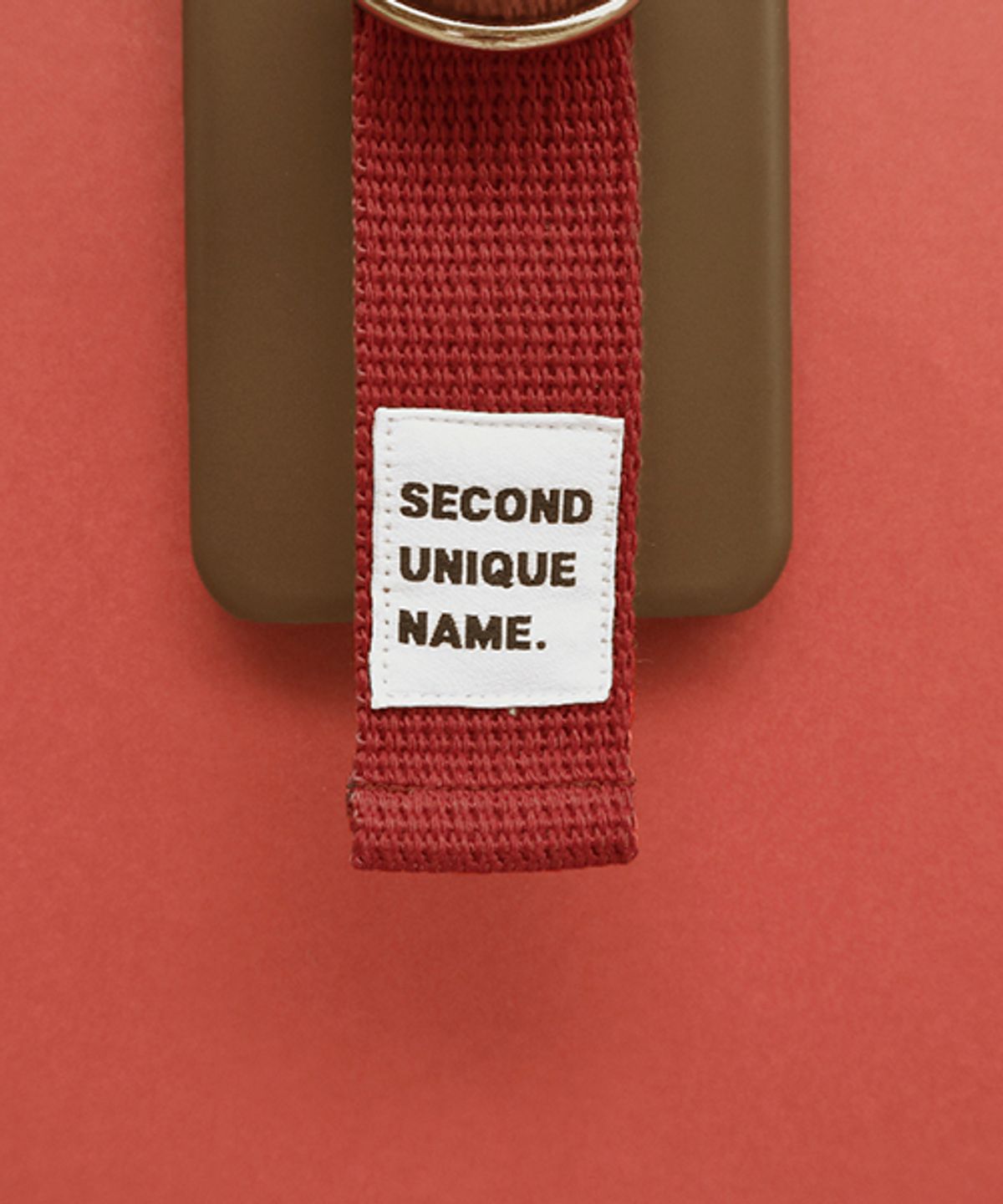 세컨드유니크네임(SECOND UNIQUE NAME) SUN CASE BROWN BURGUNDY (WORD)