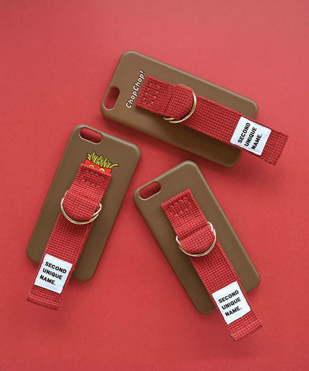 세컨드유니크네임(SECOND UNIQUE NAME) SUN CASE BROWN BURGUNDY (WORD)