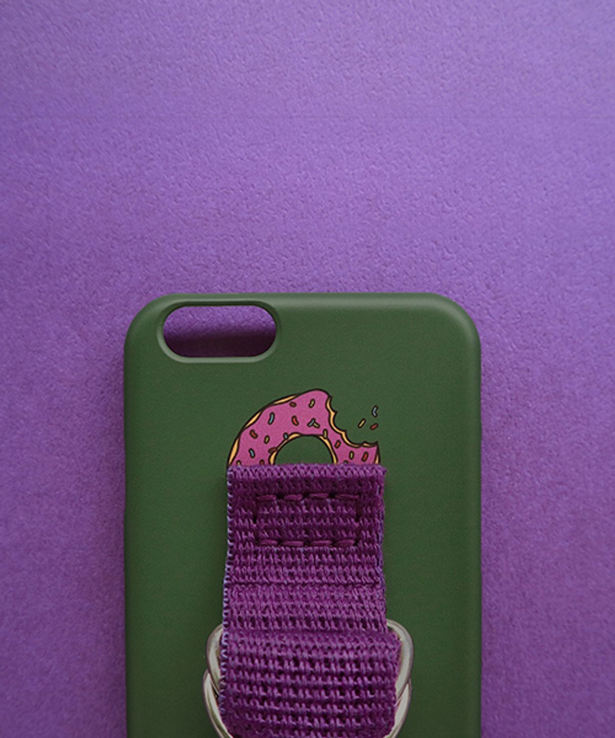세컨드유니크네임(SECOND UNIQUE NAME) SUN CASE DEEP GREEN PURPLE (ILLUST)