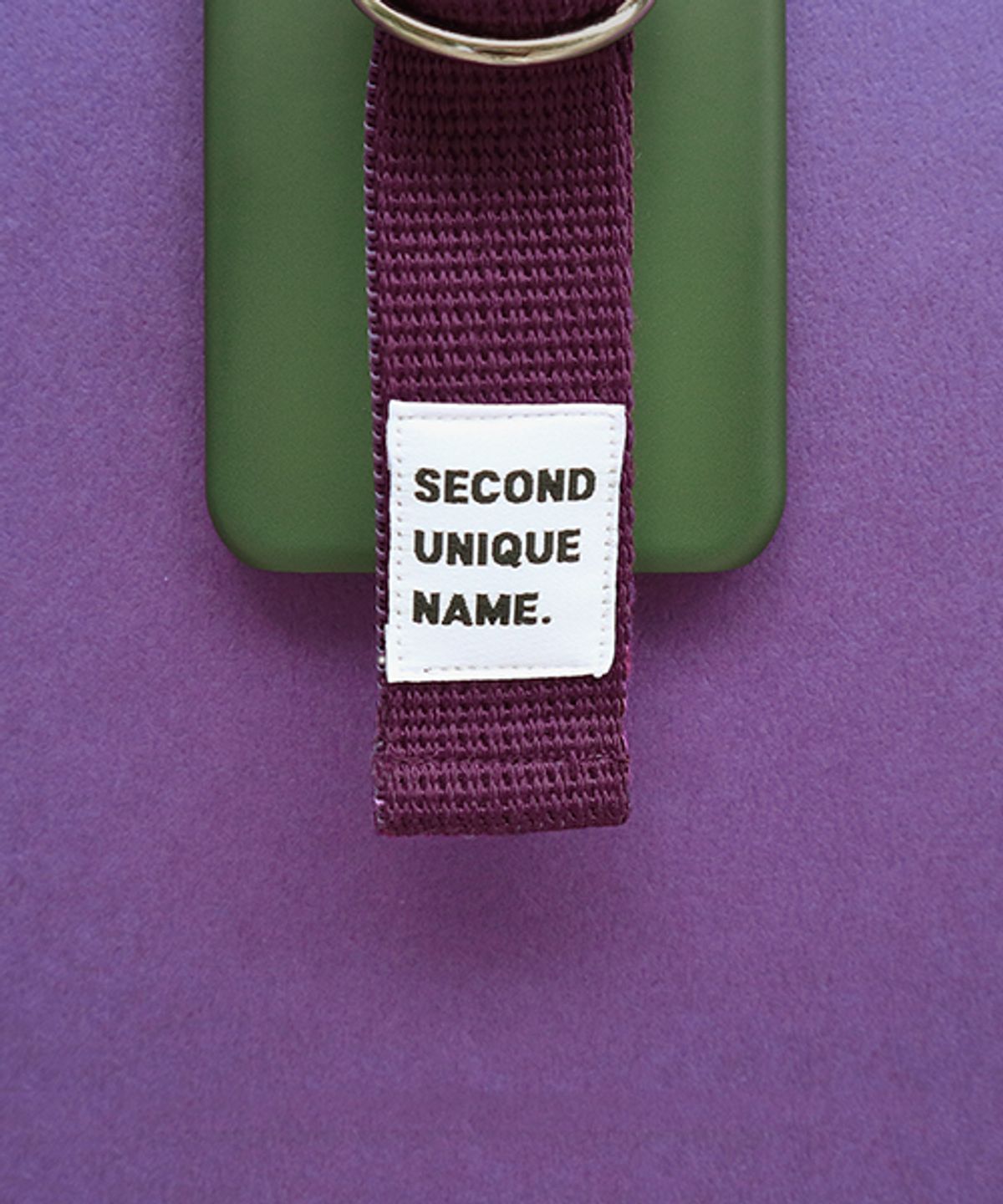 세컨드유니크네임(SECOND UNIQUE NAME) SUN CASE DEEP GREEN PURPLE (ILLUST)