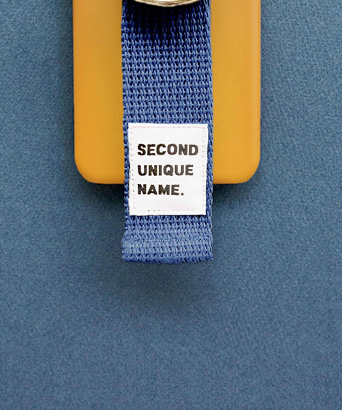 세컨드유니크네임(SECOND UNIQUE NAME) SUN CASE MUSTARD RIVER BLUE (NONE)