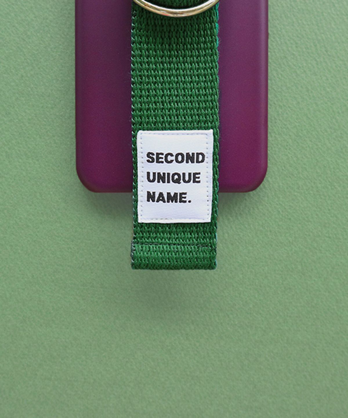 세컨드유니크네임(SECOND UNIQUE NAME) SUN CASE PURPLE DEEP GREEN (WORD)