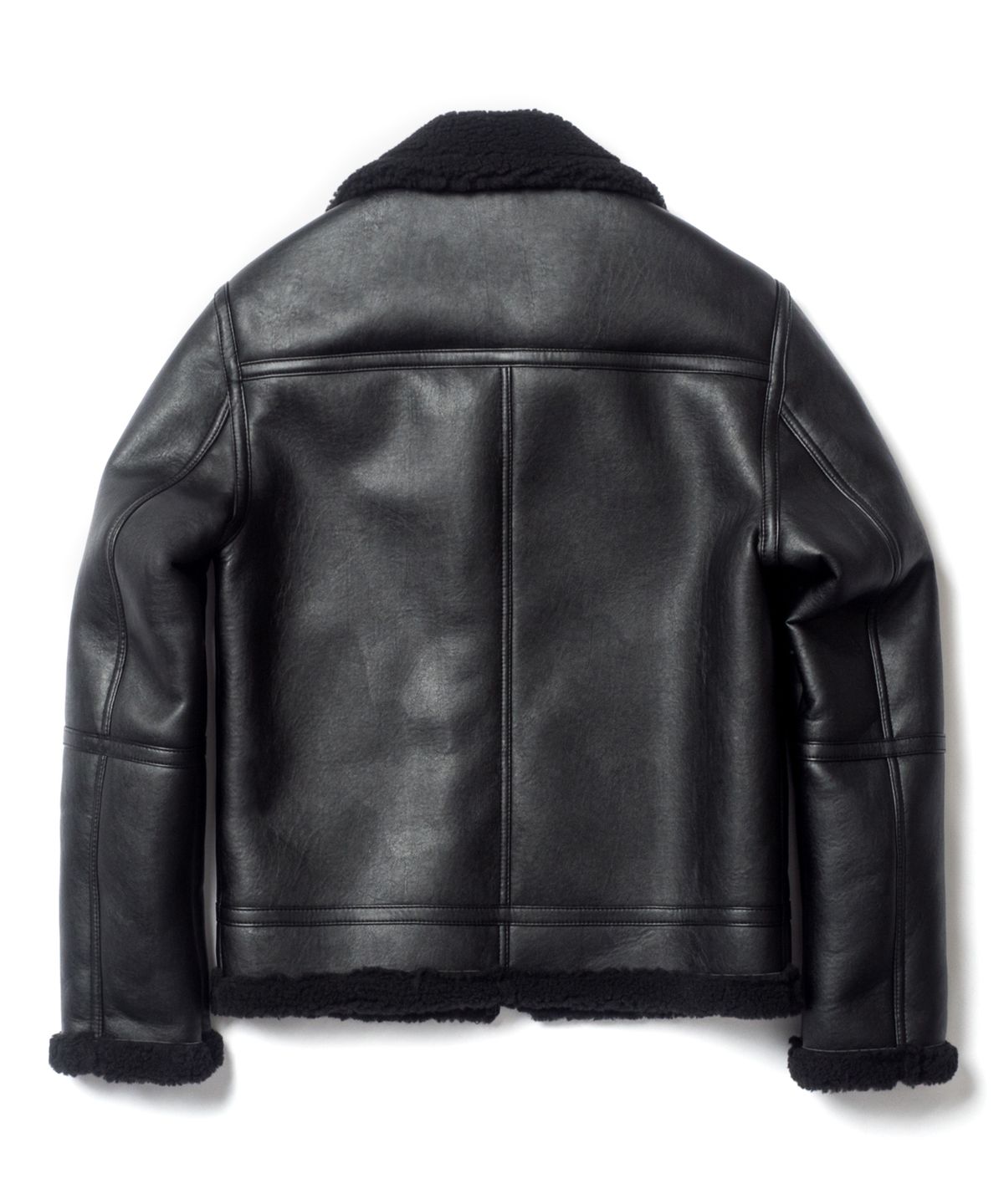 큐티에잇 가먼츠(QT8 GARMENTS) RG B-3 Mouton Jacket (Black)